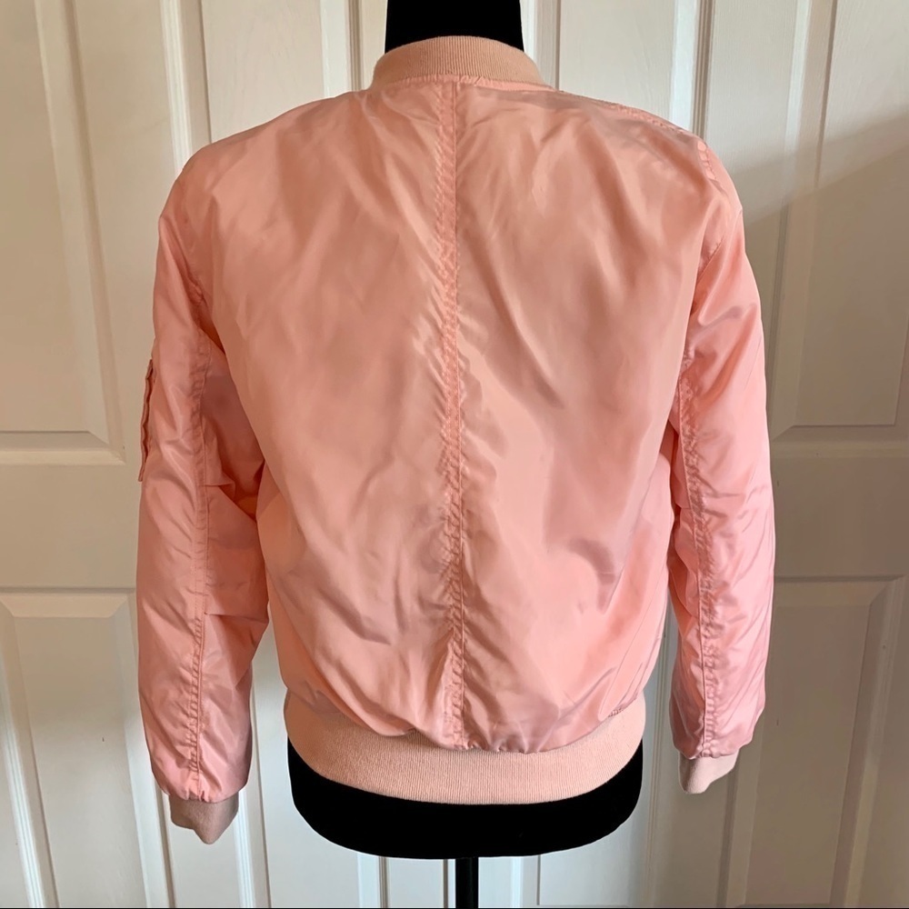 36 Point 5 Bubblegum Pink Satin Puffer Coat - Picture 4 of 9